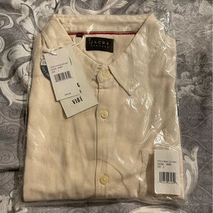 White/crème shirts sleeve button down